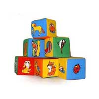 Кубики мягкие "Животные" 6 штук, Розумна Іграшка