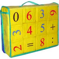 Кубики мягкие "Математика" 12 элементов, Розумна Іграшка
