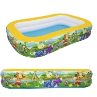 Детский надувной бассейн Bestway 91008 "Mickey Mouse" (262-175-51 см, 778 л)