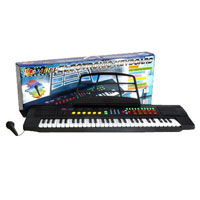 Пианино SK 4901 (8шт) 49 клавиш, 10 тонов и ритмов, микрофон, на бат-ке, в кор-ке, 81,5-24,5-6см