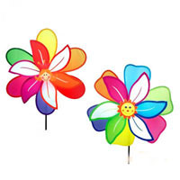 Ветрячок SZ 815-1 (100шт) цветок, в кульке, 42-42см