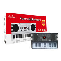 Синтезатор SK 680 (8шт) 61 кл-ша,100 ритмов,10 демо, микрофон, от сети, в кор-ке, 88-32-12см