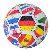 Мяч футбольный VA 0004 FLAG, размер 5, резина