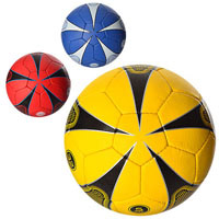 Мяч футбольный 2500_17ABC (30шт) размер5,ПУ1,4мм,4слоя,32панели,400_420г,3цвета