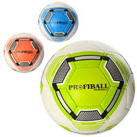 Мяч футбольный 2500_19ABC (30шт) размер5,ПУ1,4мм,4слоя,32панели,400_420г,3цвета,