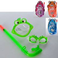 Детский набор для плавания Bestway 24019 (маска, трубка, очки, 3-6 лет, 4 вида)