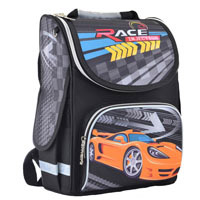 Школьный каркасный рюкзак Smart (1 Вересня) PG-11 "Race injection" (34-26-14 см)