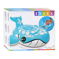 Надувная игрушка-рейдер (плотик) Intex 57527 "Синий кит" ( 160-152 см)