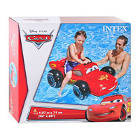 Надувная игрушка-рейдер (плотик) Intex 58576 "Тачки" (107-71 см)