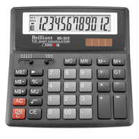 Калькулятор Brilliant BS 322 12 разрядов