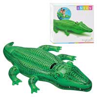 Надувная игрушка-рейдер (плотик) Intex 58546 "Крокодил" (168*86 см)